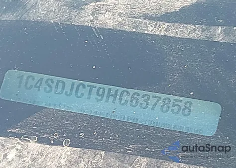 2017 Dodge Durango R/T from USA, damaged, VIN 1C4SDJCT9HC637858